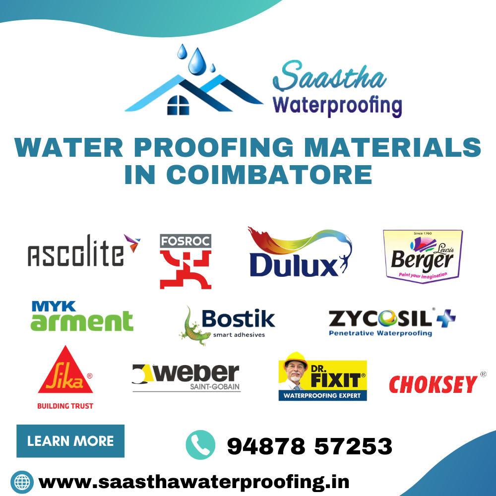 Water Proofing Materials in Coimbatore