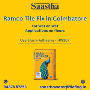 Ramco Wet Floor Tile Fix in Coimbatore