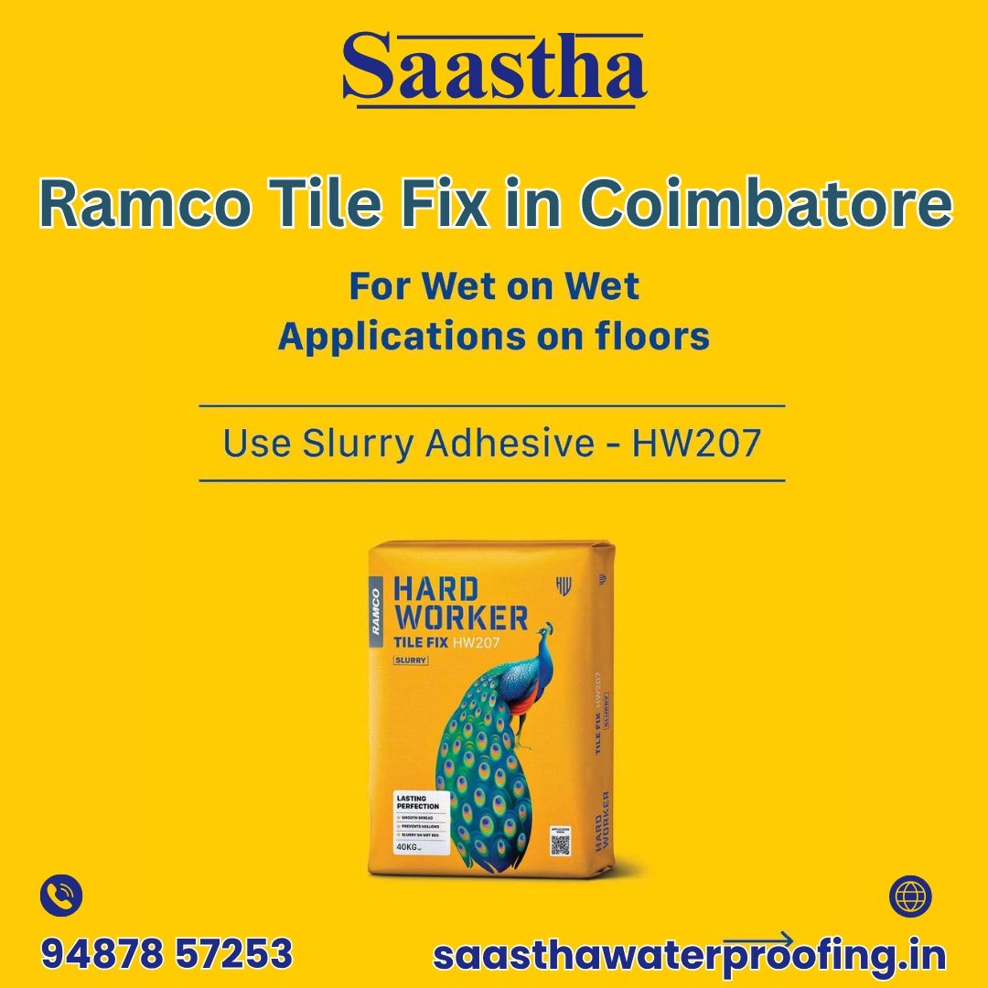 Ramco Wet Floor Tile Fix in Coimbatore